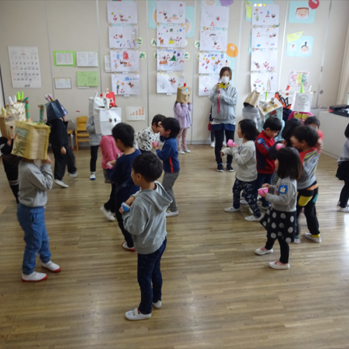 ２月　豆まき